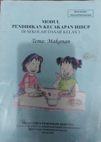 Image of Modul Pendidikan Kecakapan Hidup kelas 3