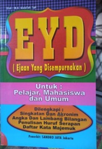 Image of EYD Ejaan Yang Disempurnakan