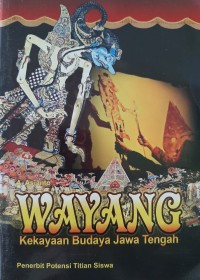Image of Wayang kekayaan budaya jawa tengah
