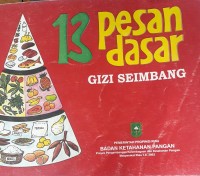 Image of 13 pesan dasar gizi seimbang