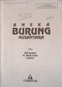 Image of Aneka Burung Nusantara