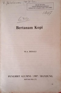 Image of Bertanam Kopi