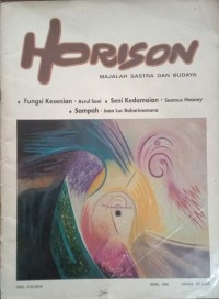 Image of Horison Majalah Sastra dan Budaya