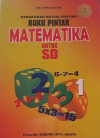 Image of Buku pintar matematika untuk sd