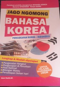 Image of Jago ngomong bahasa korea