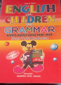Image of English for children and grammar