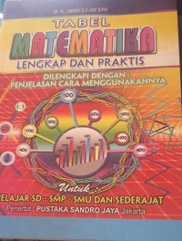 Image of Tabel matematika lengkap dan praktis