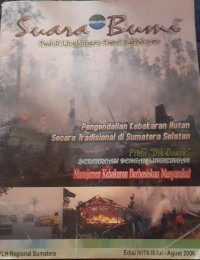 Image of Pengendalian kebakaran hutan secarah tradisional di sumatera selatan